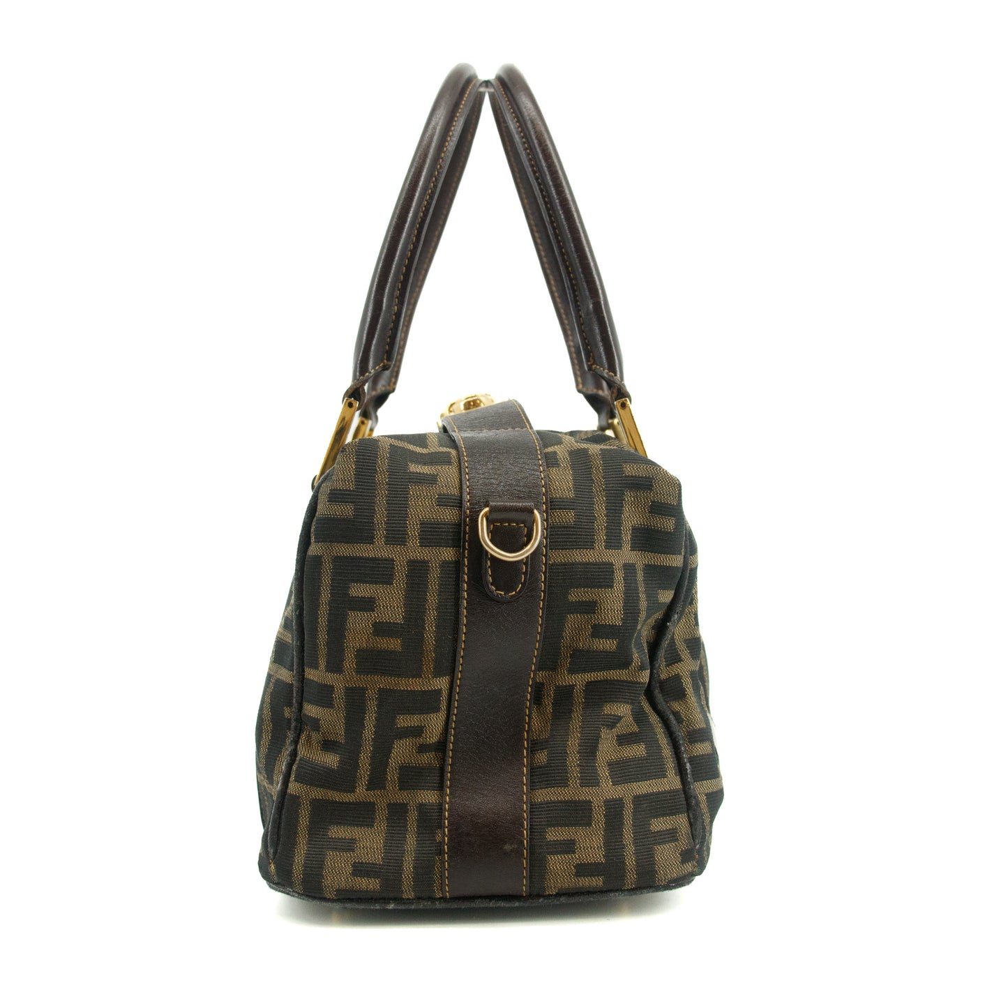 Fendi Zucca Canvas FF Brown Tote Bag #3181