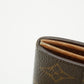 Louis Vuitton Monogram Canvas Brown Sarah Long Wallet #3244