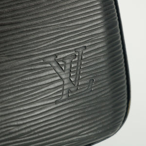Louis Vuitton Black Epi Sablon Handbag  #3304
