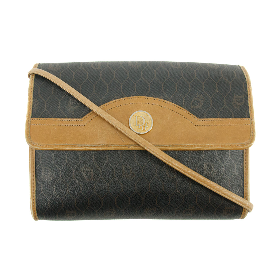 Christian Dior Honeycomb PVC Blue Crossbody Bag  #3445
