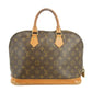 Louis Vuitton Monogram Canvas Alma PM Brown Tote Bag #3488