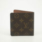Louis Vuitton Monogram Canvas Brown Vintage Bifold Wallet #3526