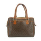 Celine Brown Macadam PVC x Leather Handbag #3540