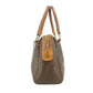Celine Brown Macadam PVC x Leather Handbag #3540