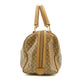 Celine Macadam Beige PVC x Leather Mini Boston Bag  #3567