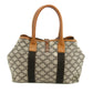 Celine Macadam Canvas x Leather Black Shoulder Bag #3570