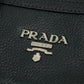 Prada Vitello Phenix Black Top Handle 2Way Shopping Shoulder Bag #3577