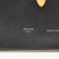 Celine Medium Leather Colorblock Pattern Multifunction Wallet Black #3594