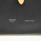 Celine Medium Leather Colorblock Pattern Multifunction Wallet Black #3594