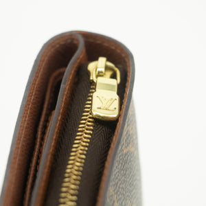 Louis Vuitton Monogram Canvas Brown Compact Wallet #3699