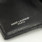Yves Saint Laurent Black Leather Compact Wallet #3722