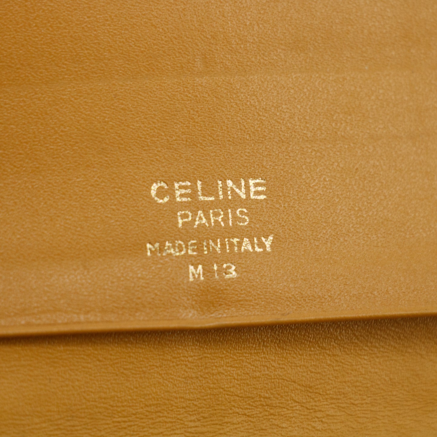Celine Vintage Macadam PVC Brown Long Wallet #3810