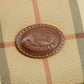 Burberry Brown Check Leather Bifold Wallet  #3815