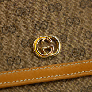 Gucci Vintage Micro GG PVC Beige Wallet #3819