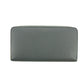 Celine Grey Leather Zippy Long Wallet #3821