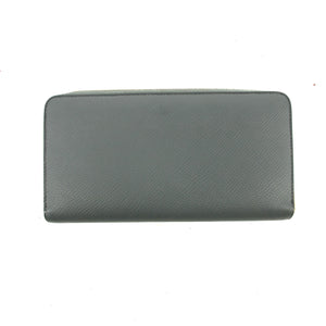 Celine Grey Leather Zippy Long Wallet #3821