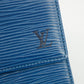 Louis Vuitton Blue Epi Leather Elise Wallet #3829