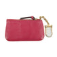 Gucci Pink Leather Zip Key Cles Coin Pouch #3831