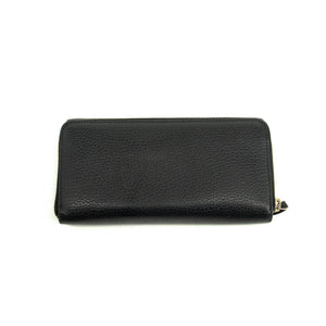 Gucci Interlocking G Black Zip Around Tri-fold Wallet #3917