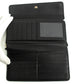 Gucci Interlocking G Black Zip Around Tri-fold Wallet #3917