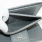 Prada Saffiano Leather Grey Metal Medium Wallet #3918