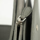 Prada Saffiano Leather Grey Metal Medium Wallet #3918