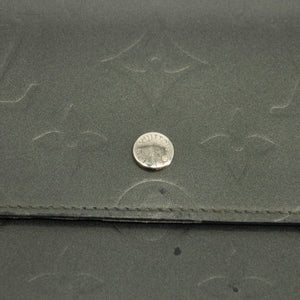 Louis Vuitton Grey Vernis International Long Wallet #3931