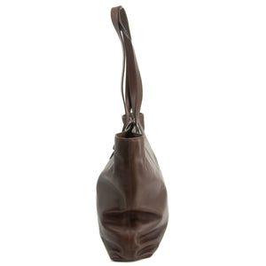 Chanel Brown Soft Leather Shoulder Bag 5 Series #3969