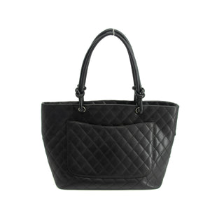 Chanel Black Lambskin Quilted Cambon Ligne Shoulder Bag 13 Series #3973