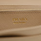 Prada Saffiano Leather Beige Long Wallet #5151