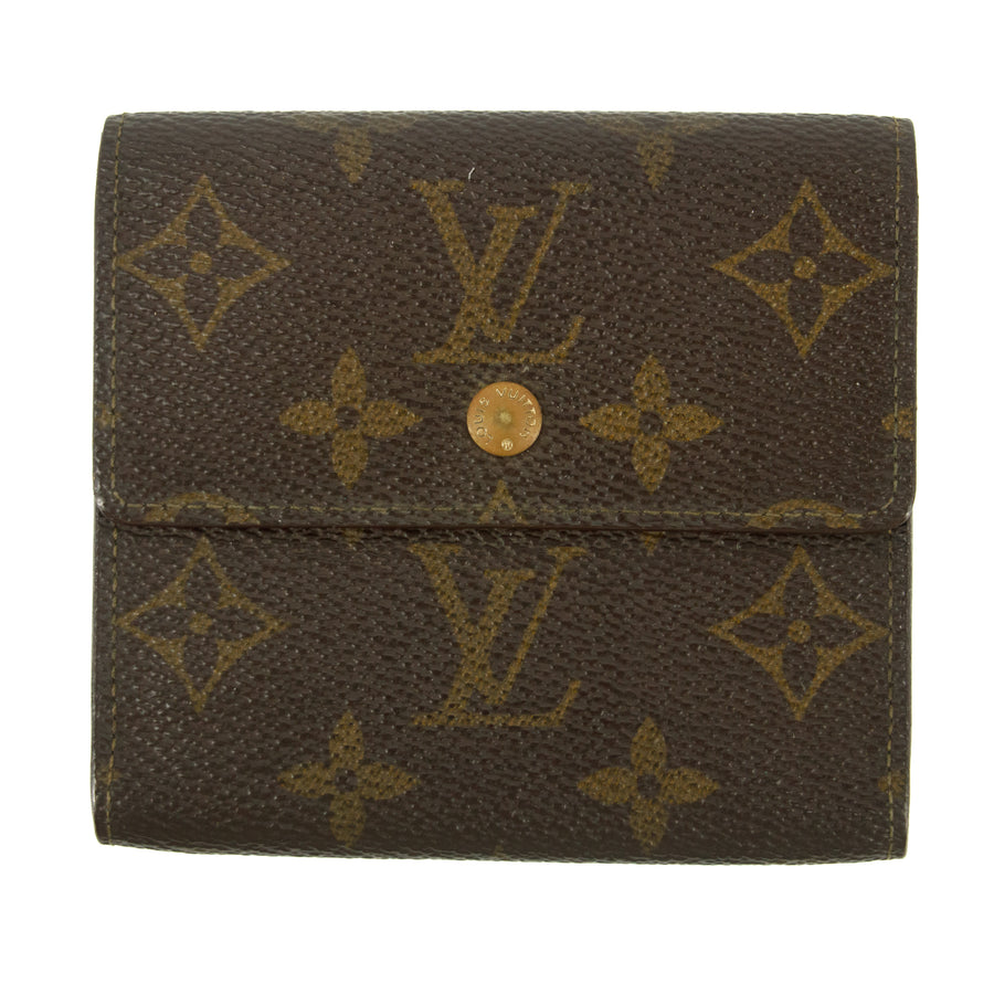 Louis Vuitton Monogram Canvas Elise Compact Wallet #5152