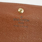 Lous Vuitton Monogram Canvas Sarah Long Wallet #5153