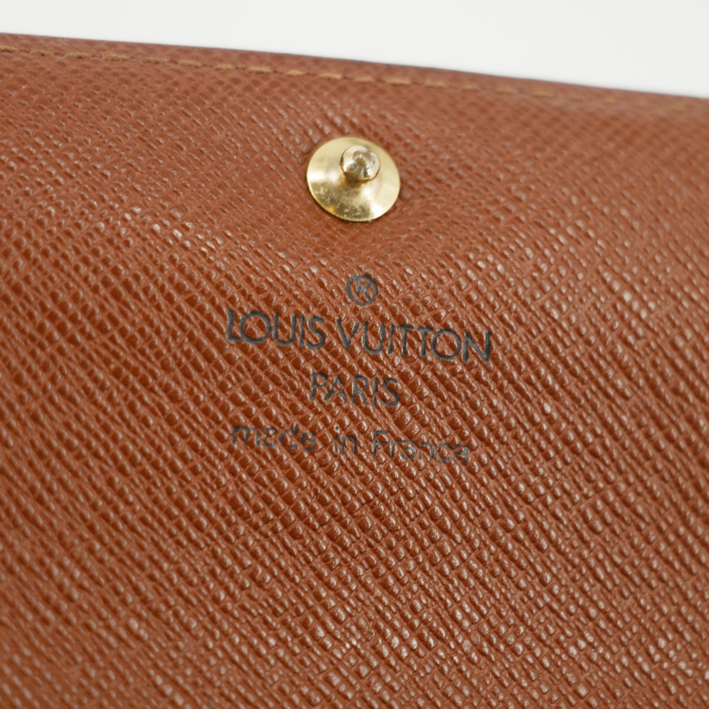 Lous Vuitton Monogram Canvas Sarah Long Wallet #5153