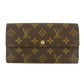 Lous Vuitton Monogram Canvas Sarah Long Wallet #5157