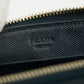 Prada Saffiano Leather Dark Blue Zip Around Wallet #5165