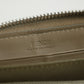Fendi Grey Leather Zip Around Long Wallet #5189