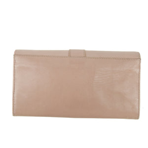 Bvlgari Pink Leather Bifold Long Wallet #5191