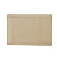 Yves Saint Laurent Beige Origami Compact Wallet #5203