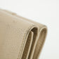 Yves Saint Laurent Beige Origami Compact Wallet #5203