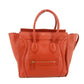 Celine Leather Red Luggage Micro Tote #5235