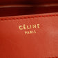 Celine Leather Red Luggage Micro Tote #5235