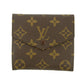 Louis Vuitton Monogram Canvas Brown Victorine Wallet #5238