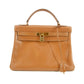 Hermes Kelly 32 Boxcalf Brown Handbag Year 1986 #5775