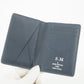 Louis Vuitton Navy Leather Cardholder Wallet (S.M) #5791