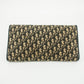 Christian Dior Monogram Canvas Navy Clutch #5873