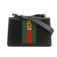 Gucci Black Sherry Line Leather Shoulder Bag #7685