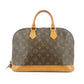 Louis Vuitton Monogram Canvas Brown Alma PM Tote Bag #8926