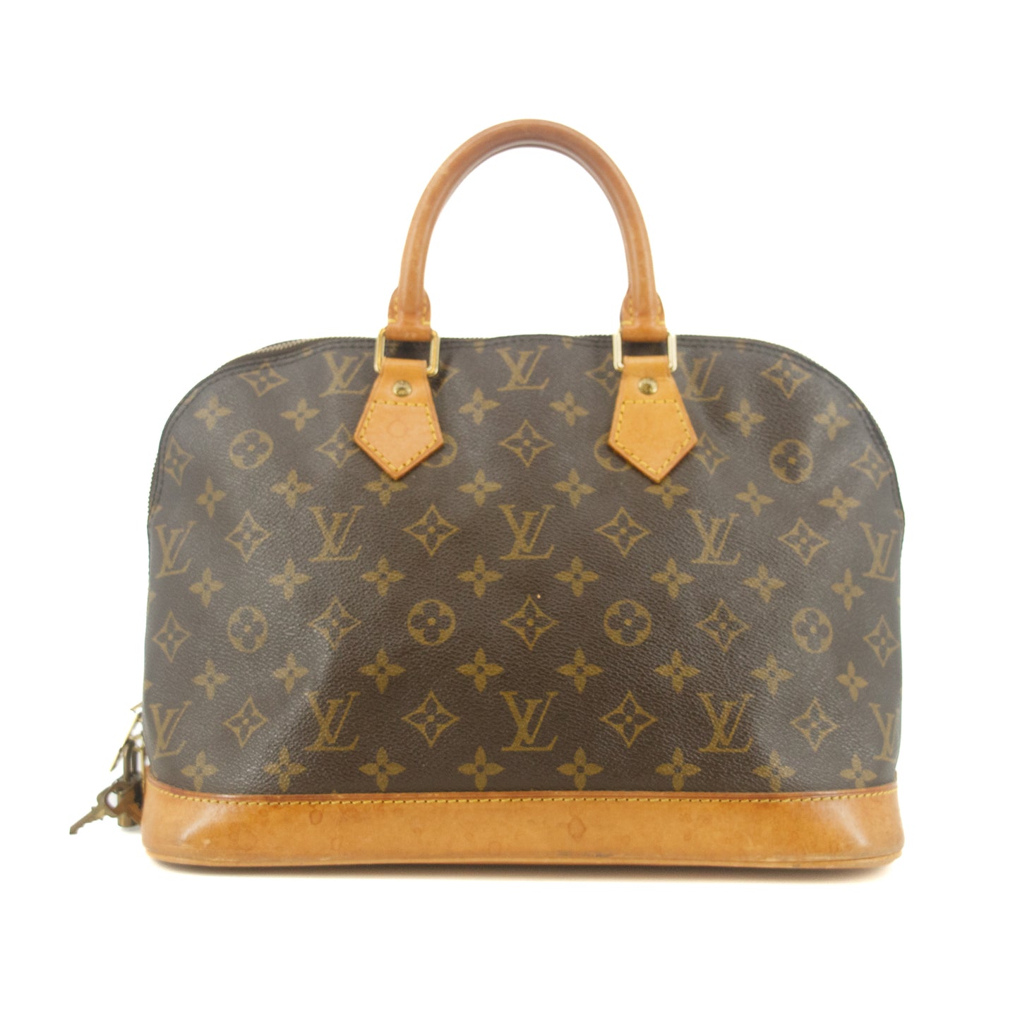 Louis Vuitton Monogram Canvas Brown Alma PM Tote Bag #8926