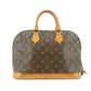 Louis Vuitton Monogram Canvas Brown Alma PM Tote Bag #8926