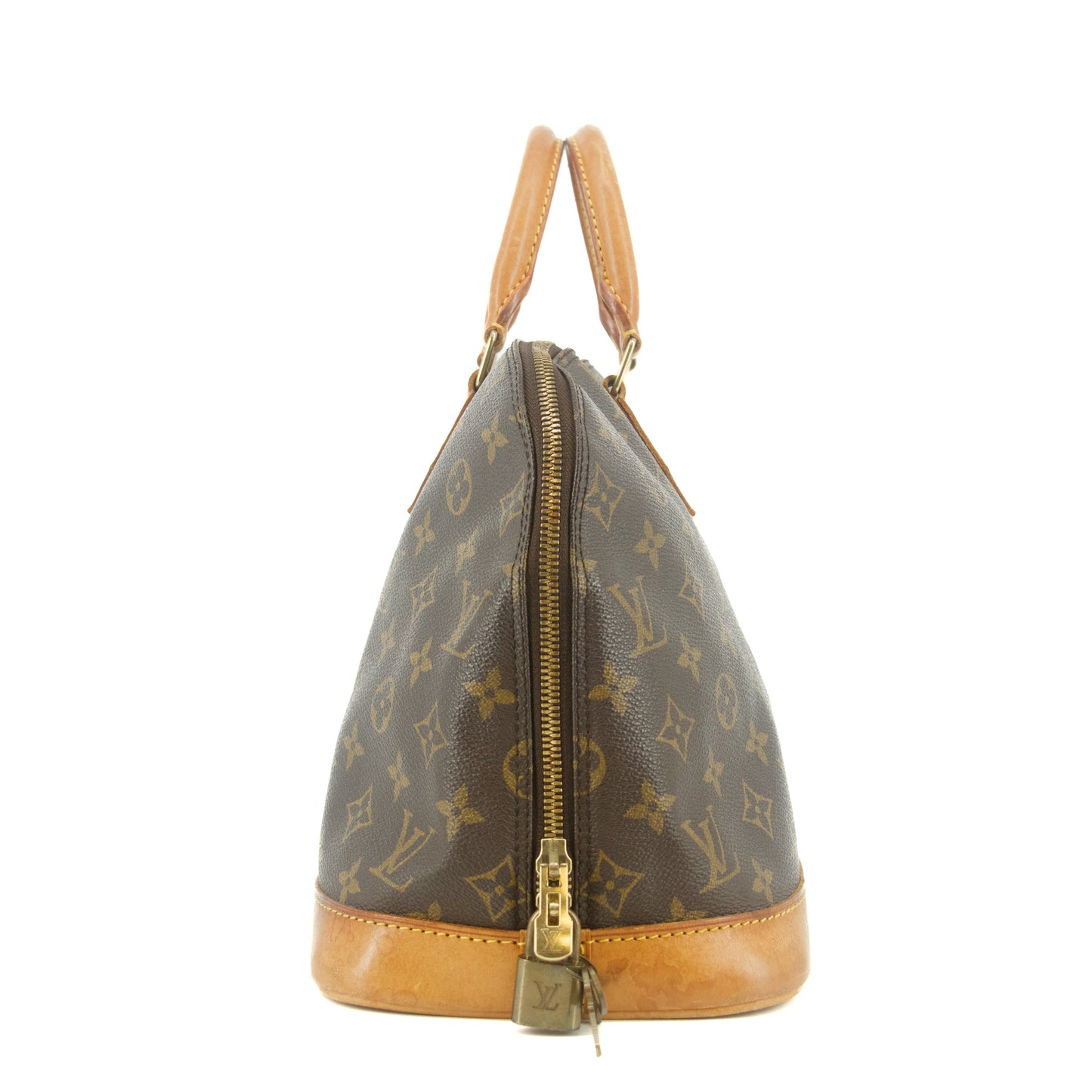 Louis Vuitton Monogram Canvas Brown Alma PM Tote Bag #8926